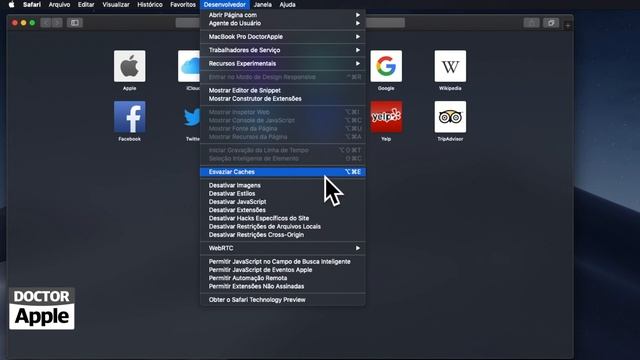 Curso Mac Apple - Esvaziar Cache do Safari смотреть онлайн