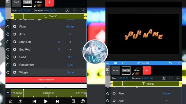 How To Make A 3D Text Like Me On Node Video | ( Android / IOS ) Tutorial 📱 смотреть онлайн
