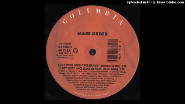 Mass Order | Lift Every Voice (Take Me Away) (Bumped Up Mix) смотреть онлайн