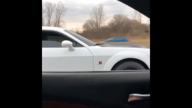 Challenger scatpack widebody vs Charger scatpack Roll Races смотреть онлайн