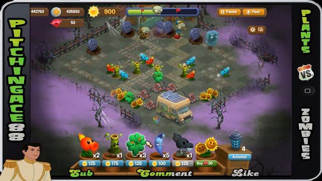 Plants v Zombies Adventures - Zombitorium Manor 7/8 (Facebook, iPhone, Android) смотреть онлайн