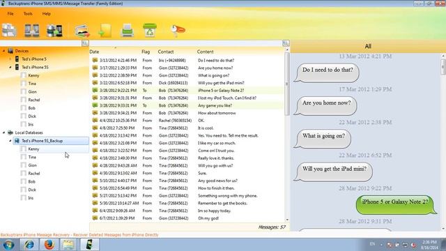 Backup and Restore iPhone Messages(SMS & MMS & iMessage) смотреть онлайн