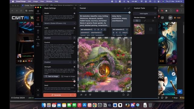 Draw Things | How to generate AI images on any Mac FREE | Stable Diffusion on Mac BEGINNERS TUTORIA смотреть онлайн