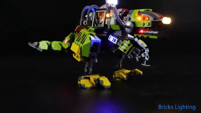 Light Kit For Lego T. rex vs Dino-Mech Battle 75938 смотреть онлайн