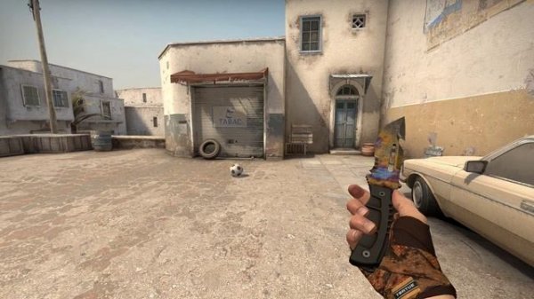 CS:GO SURVIVAL KNIFE CASE HARDENED WELL-WORN | SKIN SHOWCASE