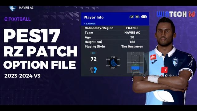 PES 2017 NEW RZ PATCH OPTION FILE 2023-2024 V3 смотреть онлайн