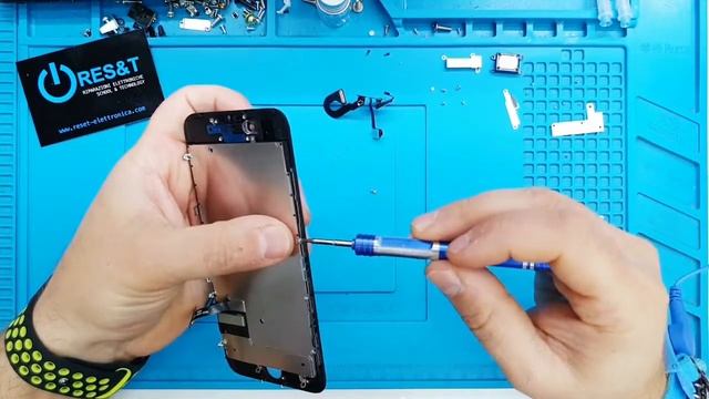 IPHONE 7 REPLACEMENT DISPLAY REPAIR DISASSEMBLY A1660 A1778 A1779 - sostituzione schermo vetro touc смотреть онлайн