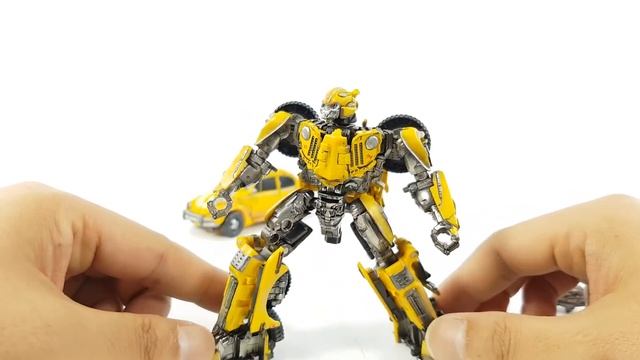 Transformers Movie Bumblebee Studio Series SS-57 Repaint OFFLOAD Jeep Bumblebee Car Robot Toys смотреть онлайн