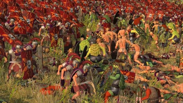 ROME vs BOII (53K Men Last Stand) ROMANS are SURROUNDED - Total War ROME 2 Massive Battle смотреть онлайн