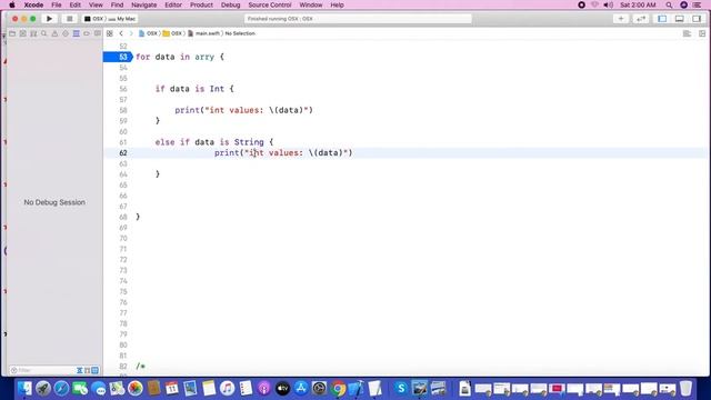 24-Any & AnyObject types | is typeCheck operator | as? as! type conversion(casting)operator| Swift смотреть онлайн
