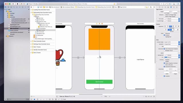Add UI elements on Onboarding View Controller (Lesson 7) смотреть онлайн