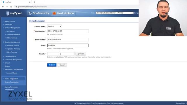 Myzyxel.com / Device Registration and linking Next-Business-Day-License (Short Tutorial) смотреть онлайн