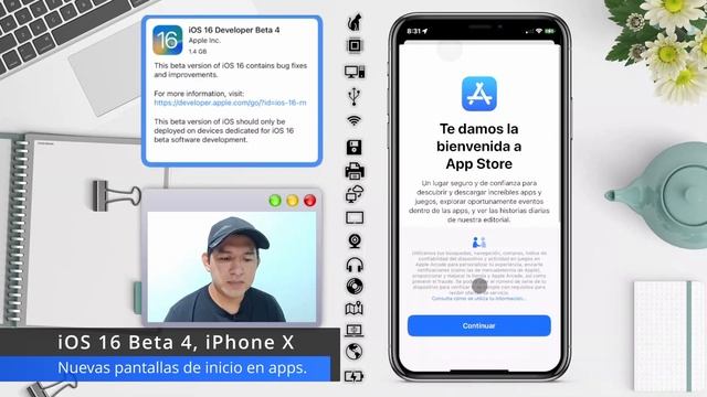 iOS 16 Beta 4 en iPhone X, Live Activities (Actividades en vivo) смотреть онлайн