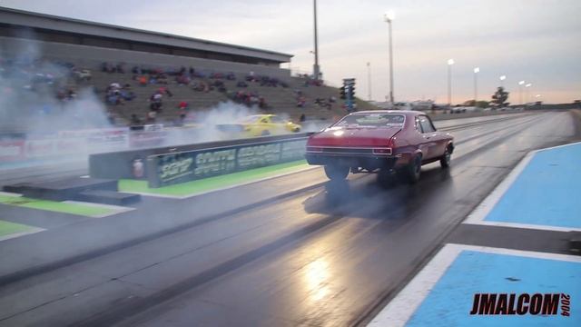 CHEVY NOVA DOESN'T LOOK TOO RADICAL BUT IS LAYING 4 SEC PASSES! смотреть онлайн