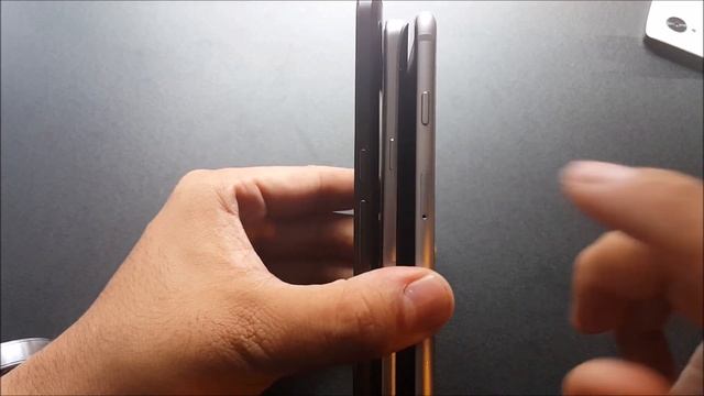 Nexus 6p vs iPhone 6s Plus vs Note 5 "Size Comparison" смотреть онлайн