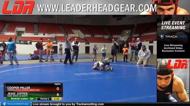 Intermediate 63 Cooper Miller Harrah Little League Wrestling Vs Jesse Justice Rare Breed Academy смотреть онлайн