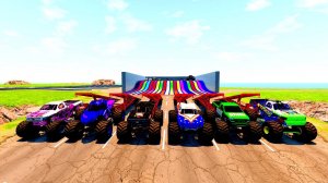 МОНСТР ТРЕК СПУСКИ С ПРИКЛЮЧЕНИЯМИ МАШИНКИ МУЛЬТИКИ