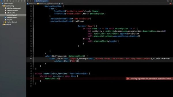 Habit tracking app in SwiftUI #100daysofswiftui #swiftui #ios #xcode