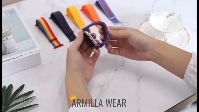 Classic Nylon Sports Loop Replacement Band For Apple Watch смотреть онлайн