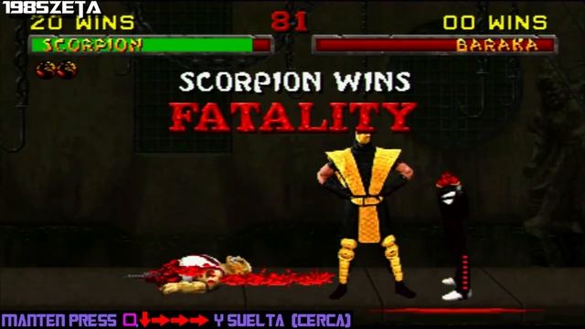 Mortal Kombat Arcade Collection: Mortal Kombat 2 Guía de Movimientos Finales Scorpion смотреть онлайн
