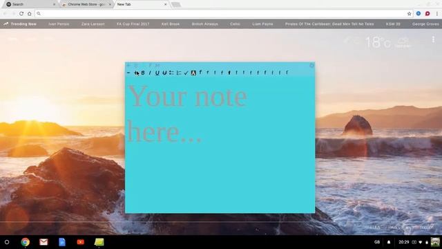 How to make sticky notes text bigger. смотреть онлайн