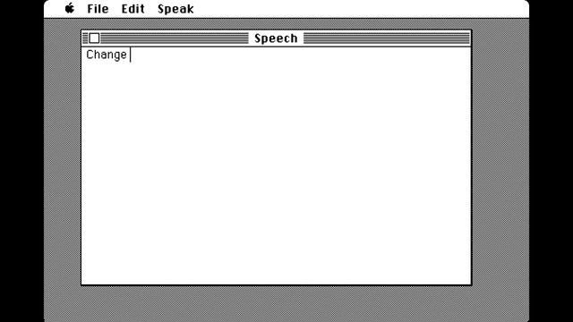 Change da world, my final message. Goodbye. [Apple Macintosh] MacSpeak (1984) Apple Computer смотреть онлайн