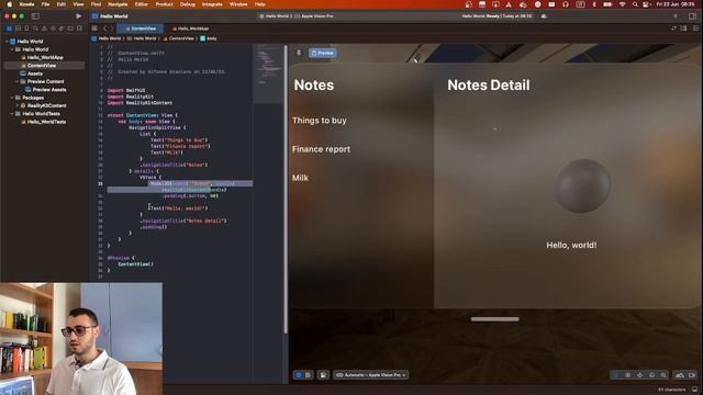 I created my first visionOS App! смотреть онлайн