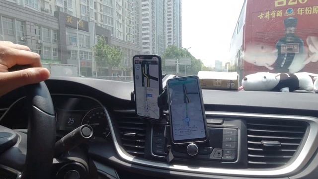 导航软件中百度和高德到底哪个好用？同时打开两个导航上路测试一下【熊猫君来啦】 смотреть онлайн