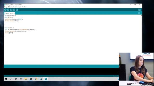 Arduino Ide'de Pinoo Eğim Darbe Sensörü смотреть онлайн