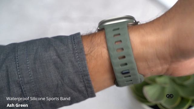 Ash Green Waterproof Silicone Sports Band for Apple Watch 49 mm Series Ultra смотреть онлайн