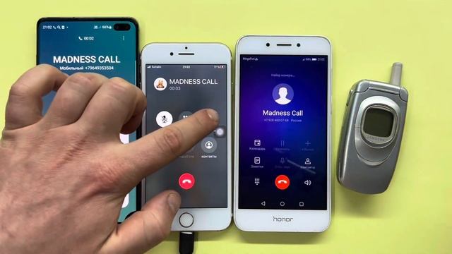 Madness Calls Galaxy S10+, iPhone 7, Honor 6A, Samsung A800/ Outgoing, Incoming Calls смотреть онлайн