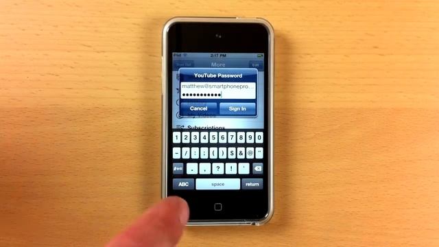 Connect YouTube Online Account to an iPhone or iPod смотреть онлайн
