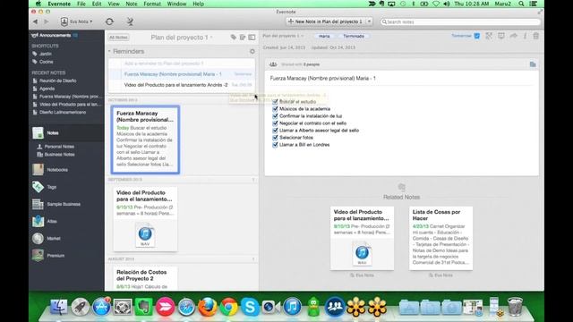 Demostración del nuevo Evernote Business 2.0 en Mac смотреть онлайн