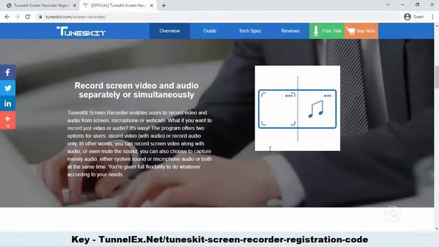 Tuneskit Screen Recorder Registration Code Review - How To Use Tuneskit Screen Recorder? смотреть онлайн