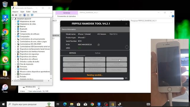 BYPASS IPHONE 7 FRPFILE RAMDISK смотреть онлайн