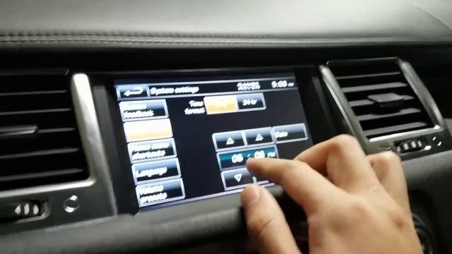 How to Adjust Date and Time | 2013 Range Rover Sport смотреть онлайн