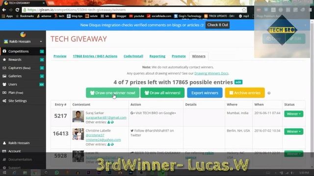 THE WINNERS ARE!!|17868ENTRIES|AWESOME SUPPORT| смотреть онлайн