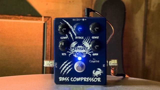 Caline CP-45 Pressure Point Bass Compressor demo смотреть онлайн