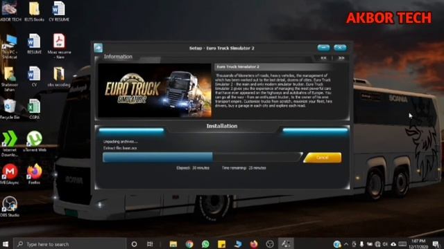 Euro Truck Simulator 2 version 1.36 With Pro Bd Map V- 8.5--(Part 1) смотреть онлайн