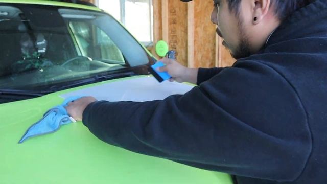 Hood Stripe, wet install. (Jeep Renegade) смотреть онлайн