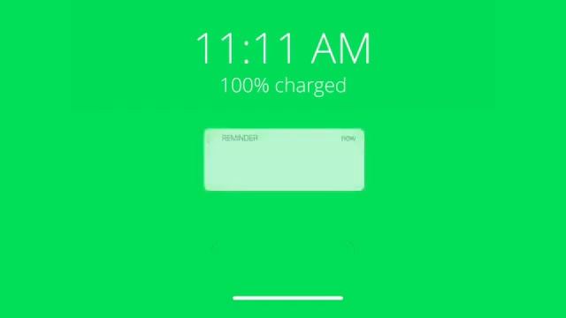 ios notification greenscreen смотреть онлайн