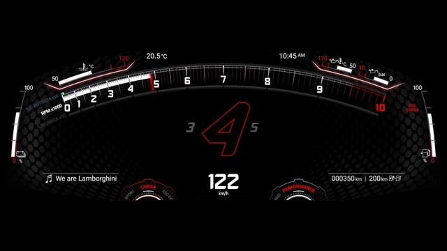 Lamborghini Revuelto LB744 Corsa mode displays and roaring sound смотреть онлайн