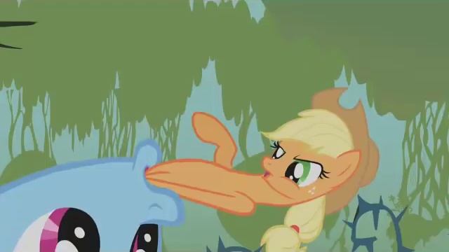 Rainbow Dash eats (out) Applejack смотреть онлайн
