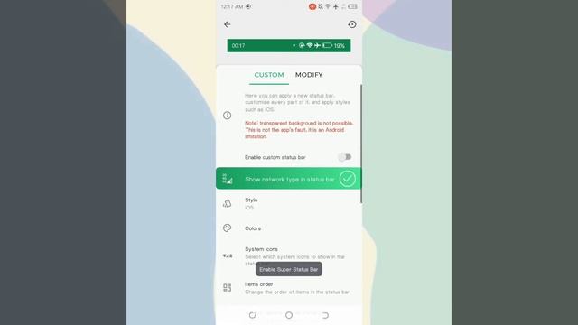 how to change android status bar to ios /iphone ( easy ) смотреть онлайн