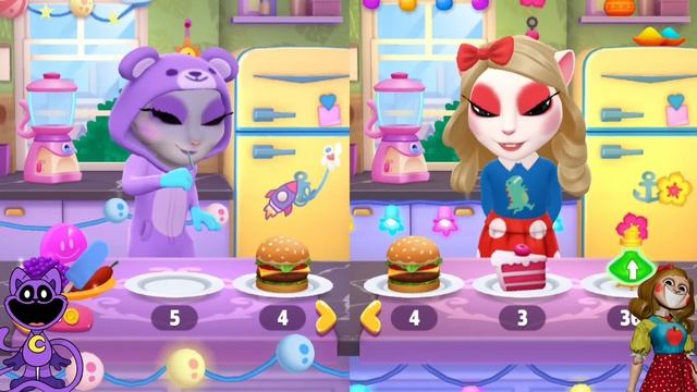 My Talking Angela 2 | Catnap Vs Miss Delight |Poppy PlayTime | Cosplay