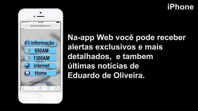 iPhone Web-app for Radio Show смотреть онлайн