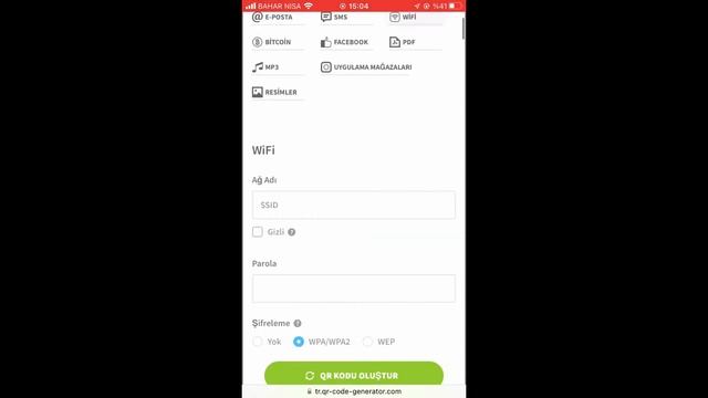 iPHONE WİFİ QR KOD OLUŞTURMA NASIL YAPILIR ? смотреть онлайн