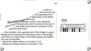 Isuzu 6HK1 Diesel Engine, 7.8L, VALVE ADJUSTMENT
