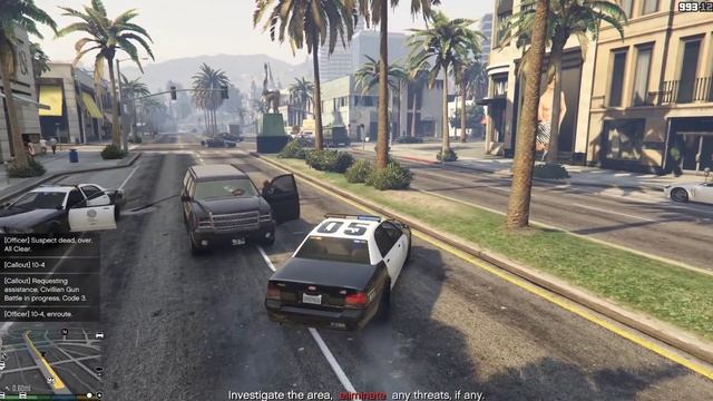 GTA 5 Police Mod - Grand Theft Auto 5 PC Police Mod Gameplay смотреть онлайн