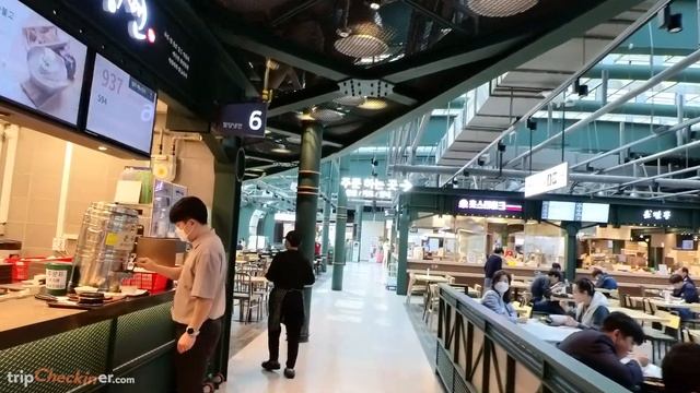 Korea - Walking in Siheung Sky Rest Area | expressway service area - 4K смотреть онлайн
